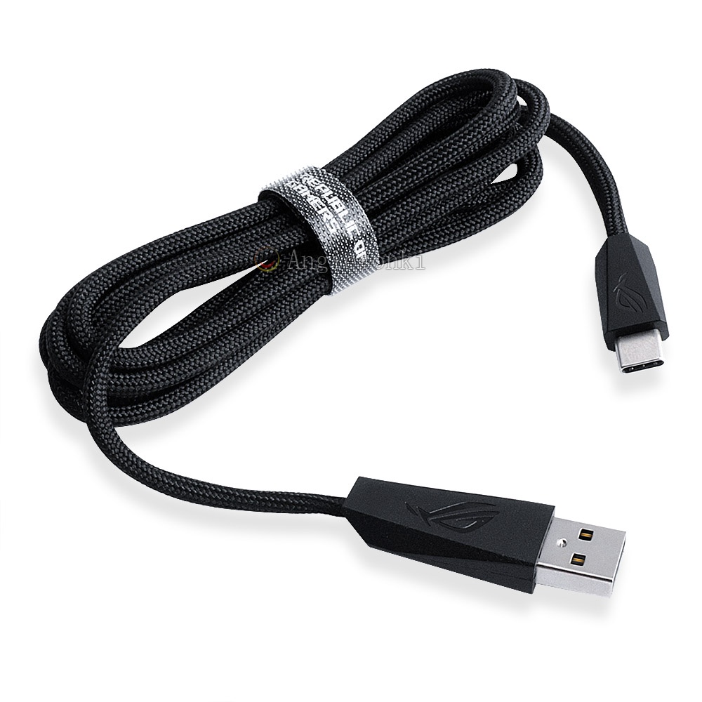 華碩 P513 ROG KERIS 無線遊戲鼠標 USB 到 Type-c 的鼠標電纜線