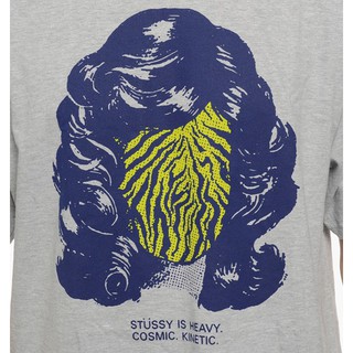 全新 STUSSY 潮牌 Kinetic Tee 男生短T 灰色 S號