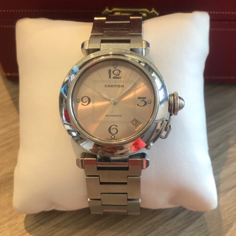 【Cartier】卡地亞 Pasha 系列  35mm 機芯錶 女錶  (正品/購買於中美鐘錶公司)