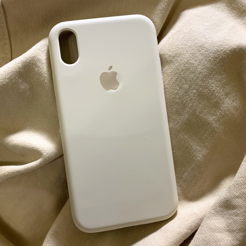 🐝 IPHONE XR液態霧面手機殼 古董白 全新微瑕疵