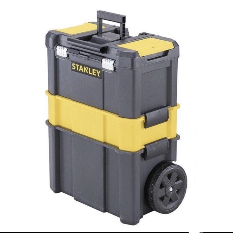 含稅 史丹利 STANLEY STST1-80151 專業可折疊拉桿移動工作箱 三層工具箱 收納盒 工具推車 工具箱車