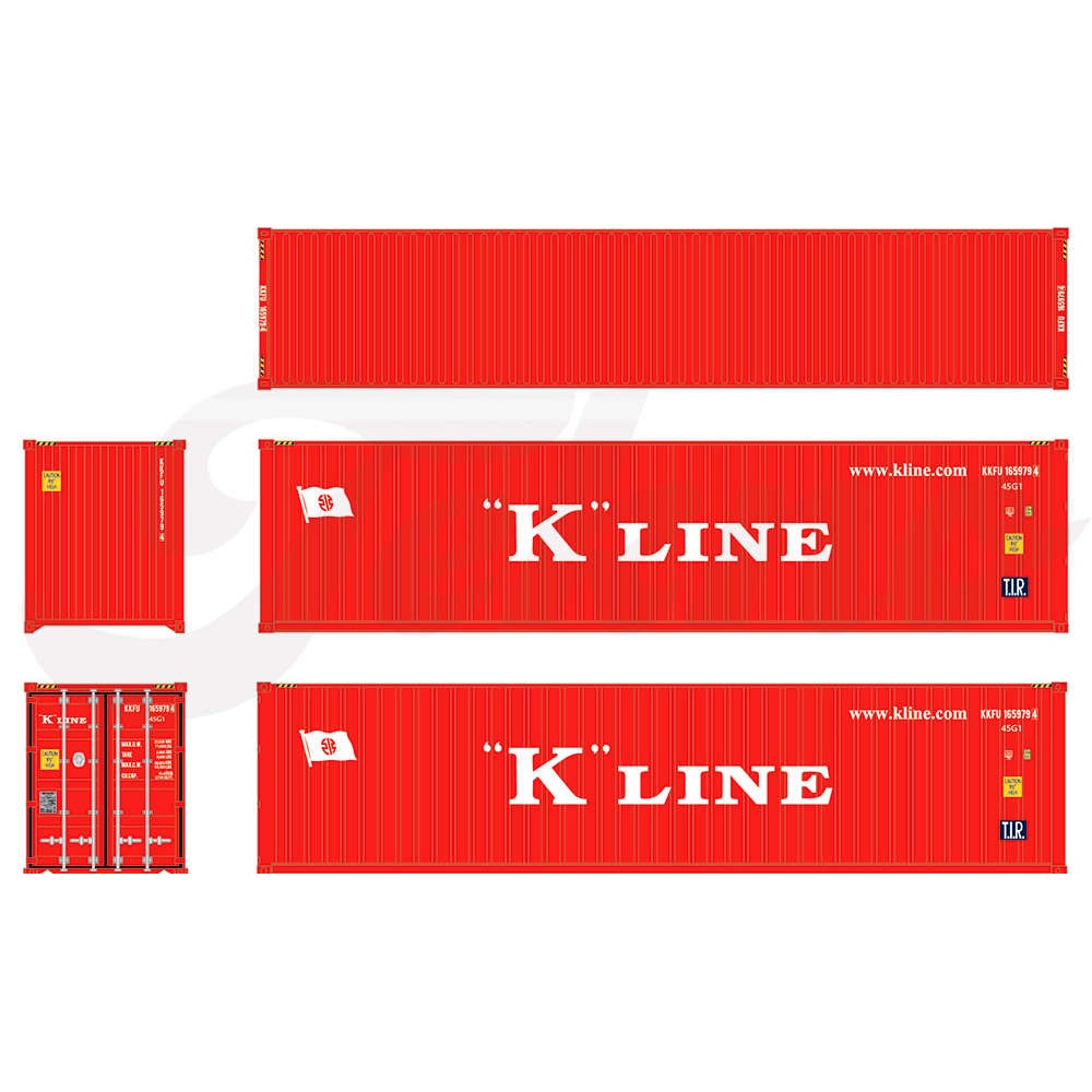 40呎 金屬貨櫃 K-LINE 塗裝 1/50 HERPA TENKO 80468920 絕版商品