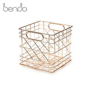 Bendo 收納籃 置物籃 迷你 紅銅 [美學生活]