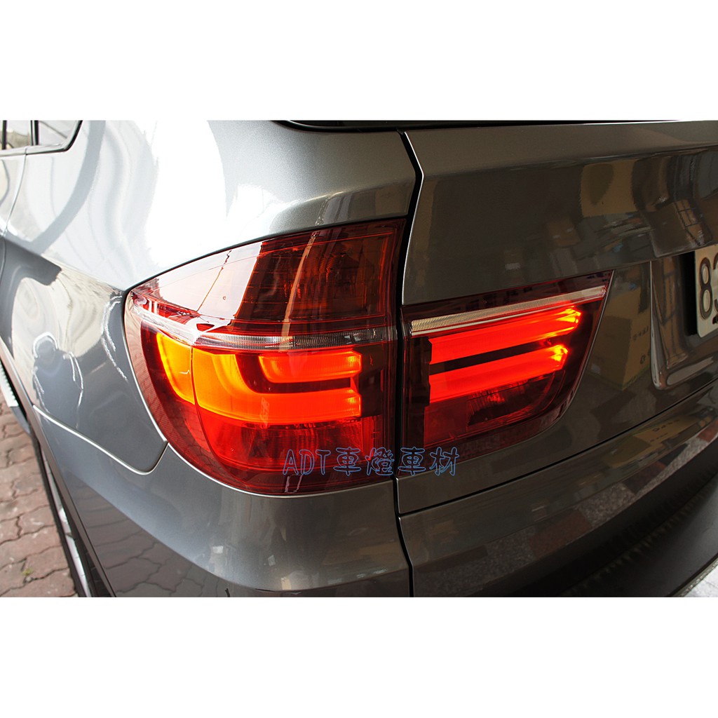 K.A.M. BMW E70 X5 07 08 09 改小改款 專用LED光柱紅白尾燈 實車圖