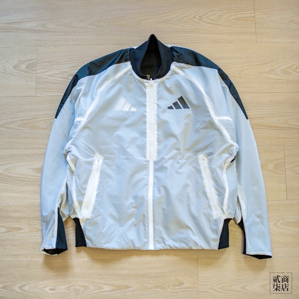 (貳柒商店) adidas VRCT Oversize MA-1 男 白黑 雙面穿 外套 彭于晏 飛行外套 FI4688