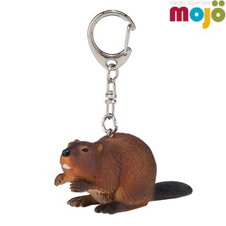 Mojo Fun動物模型-河狸鑰匙圈