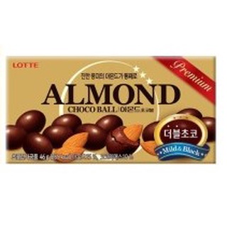 [臺灣現貨] [快速出貨] 樂天 韓國 Lotte 杏仁 巧克力豆 杏仁 巧克力 46g