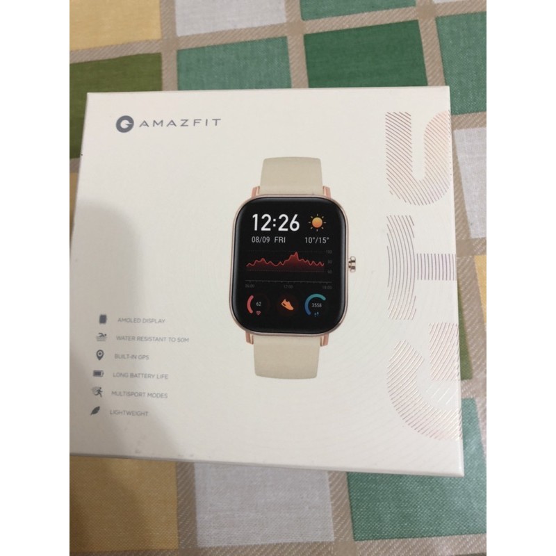 客訂-bmo0829-華米Amazfit GTS魅力版智慧手錶-玫瑰金。送黑色/玫瑰金不繡鋼錶帶/保護貼保護殼