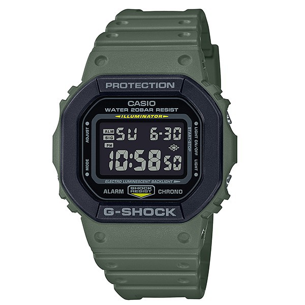 CASIO卡西歐G-SHOCK DW-5610SU-3新街頭軍事系列展現街頭軍風43.8mm