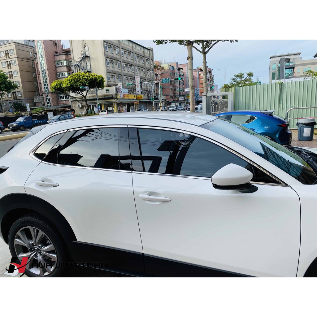 【花軍團】Mazda 馬自達 2019~2024年 CX-30 白金 車窗飾條 窗框飾條 車窗框邊條 窗戶邊條