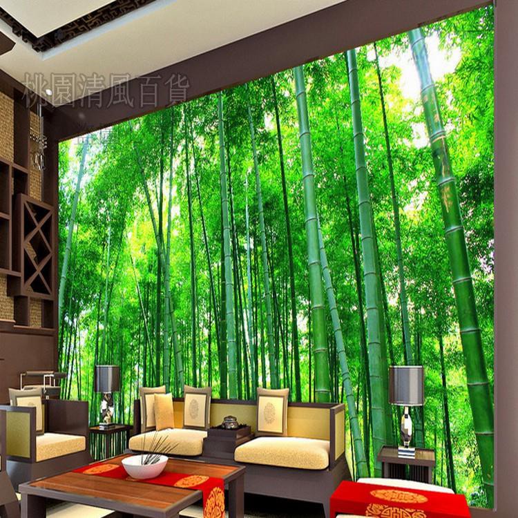 清風百貨 壁紙墻紙3d立體大型壁畫電視背景墻客廳竹林小路清新壁紙臥室竹子墻紙墻布 蝦皮購物