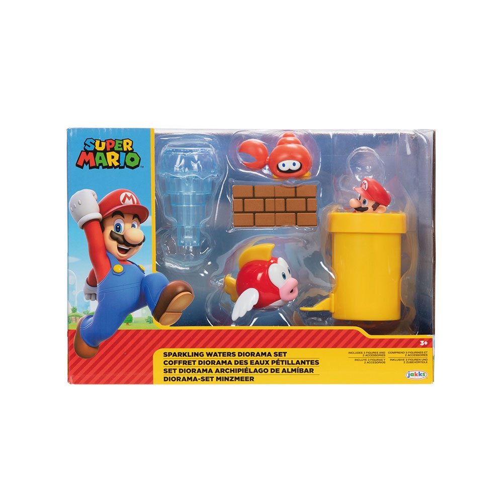 super mario超級瑪利歐	任天堂2.5吋噴泉海灘5入組 ToysRUs玩具反斗城