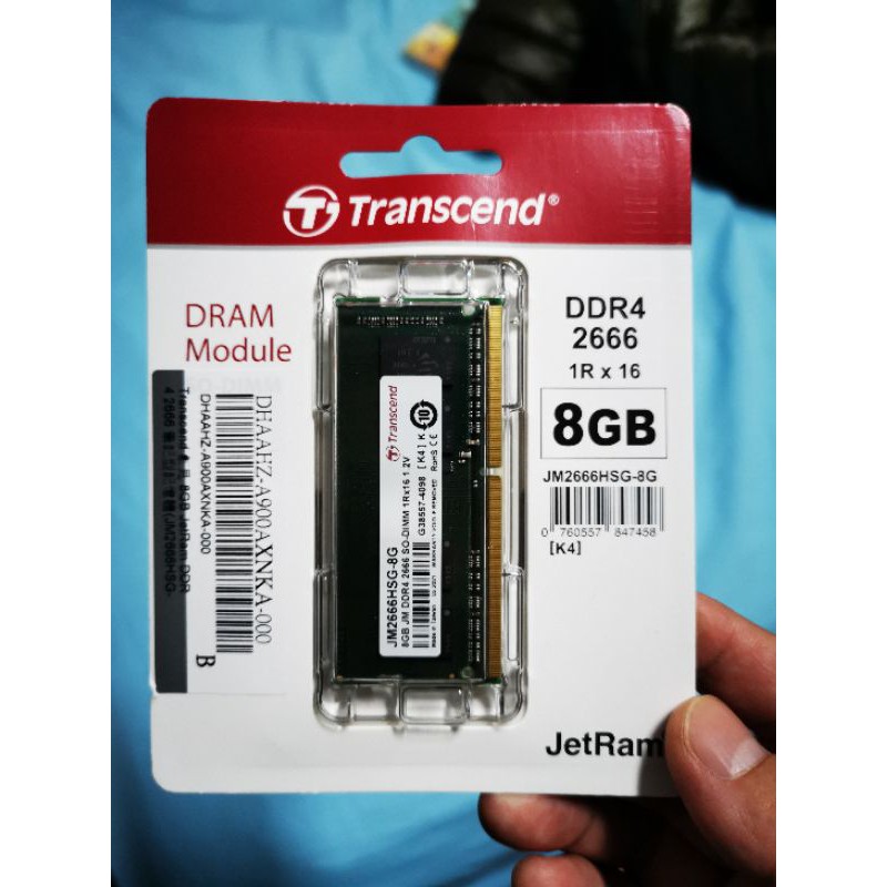 創見Transcend DDR4 2666 8G 筆電記憶體
