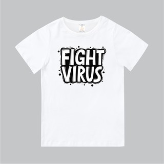 T365 台灣製造 MIT CORONAVIRUS COVID-19 FIGHT THE VIRUS 親子裝 童裝 T恤