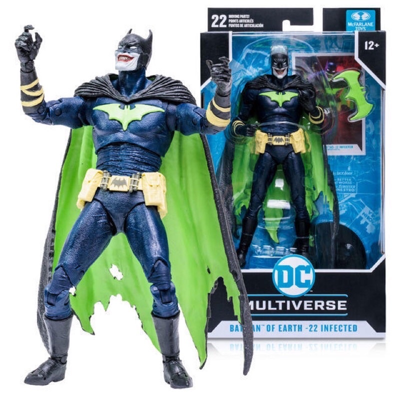 {克拉克玩具} 代理版 麥法蘭 DC Multiverse 7吋 黑暗之夜 金屬 地球22 感染蝙蝠俠 BATMAN