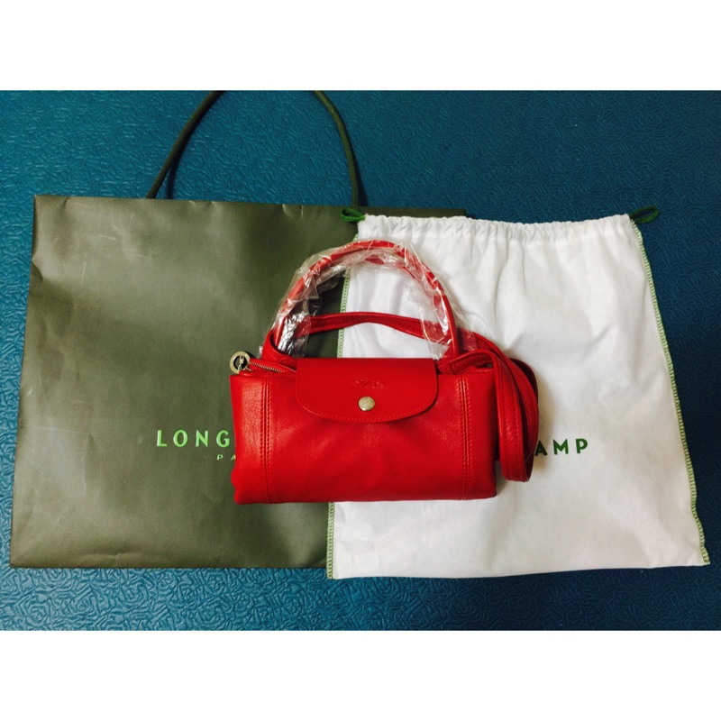 Longchamp 小羊皮包 (M)