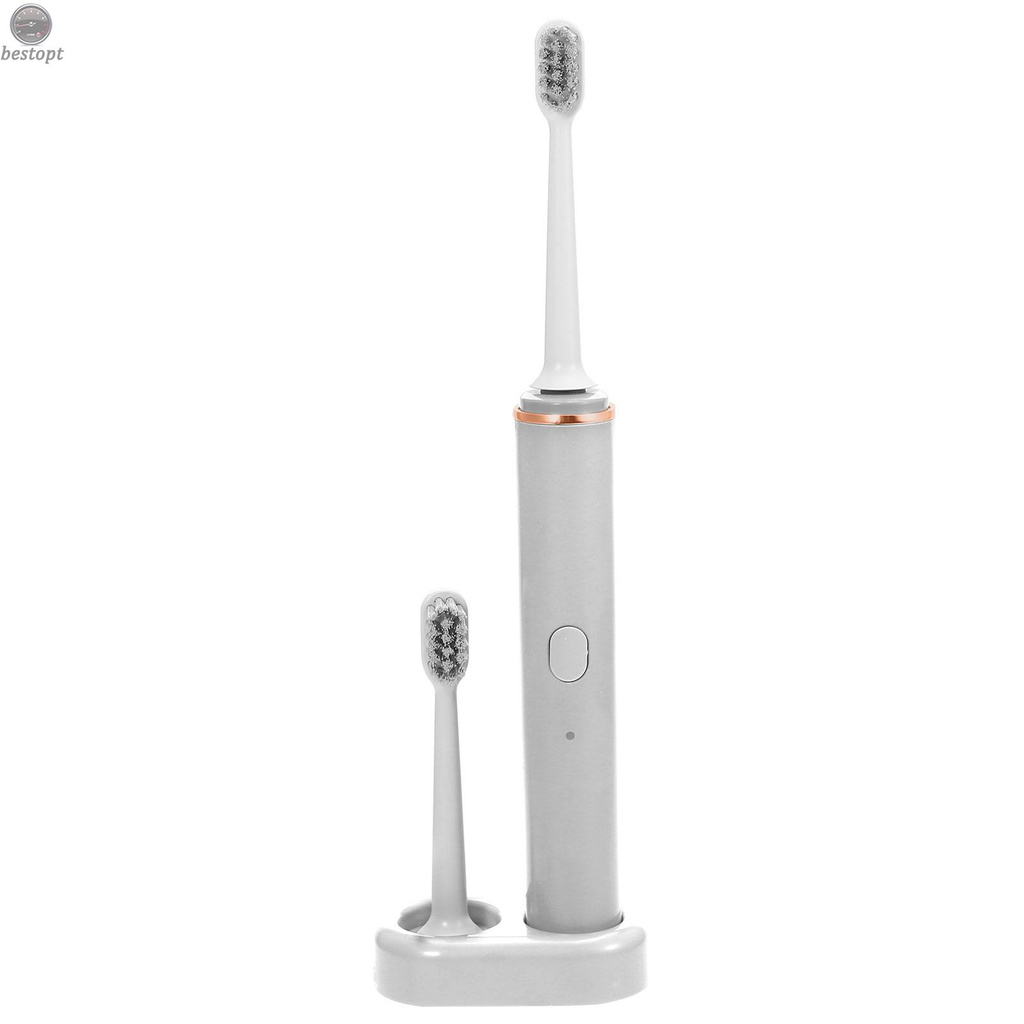 最佳q Gleam Qm3 電動牙刷可充電牙刷 帶計時器3 種模式 成人2 個刷頭 蝦皮購物