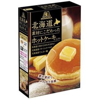 +爆買日本+森永 morinaga 北海道頂級濃厚鬆餅粉 盒裝 150gx2袋入 烘焙素材 薄煎餅粉 蛋糕粉 甜點材料