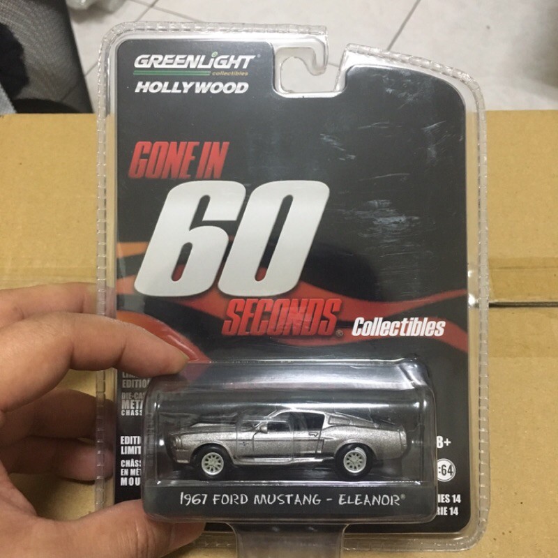 greenlight 綠光 1/64小車 1967 Ford Mustang Eleanor