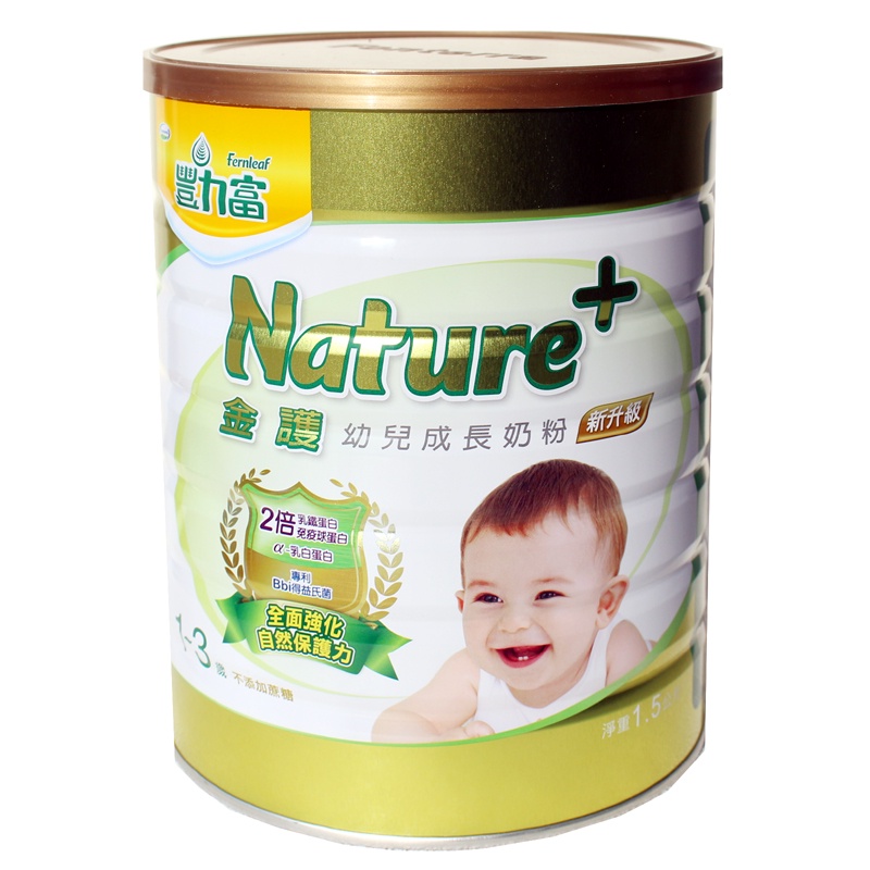 (豐力富)Nature+ 1-3歲金護幼兒成長奶粉/罐