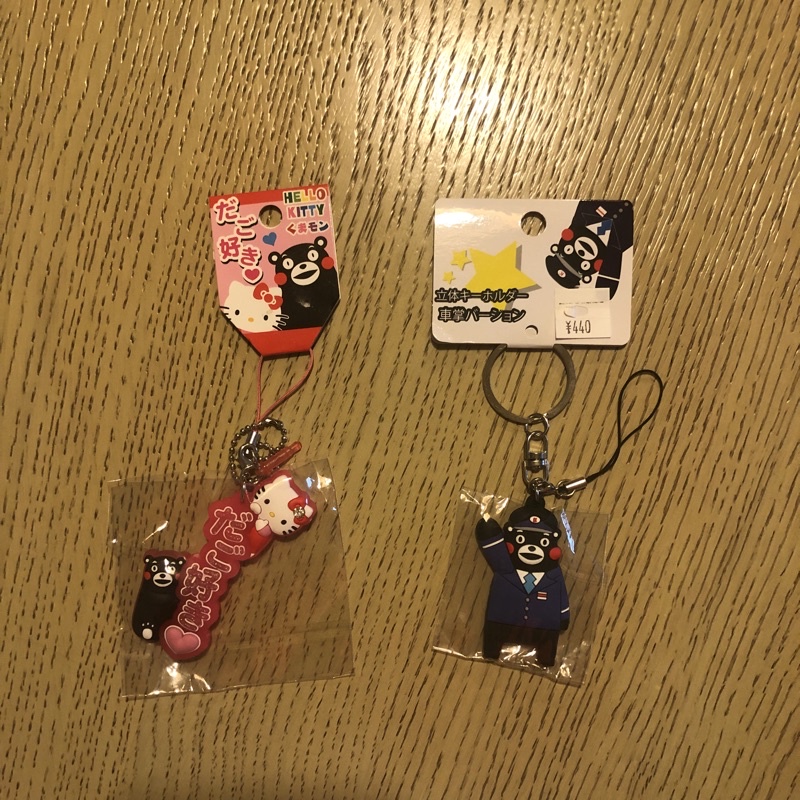 熊本熊X Hello Kitty 聯名吊飾鑰匙圈(日本購入）