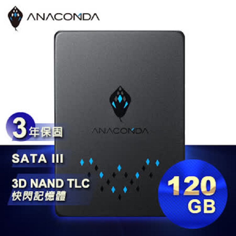 『秒殺出清』ANACOMDA 巨蟒 TS 120GB SATA3 原廠盒裝 SSD 固態硬碟 120G