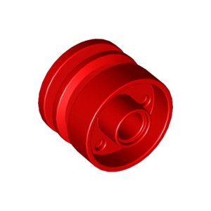 [樂磚庫] LEGO 20896 載具 輪框 紅色 Ø18x14 6106243 6109680 6256881
