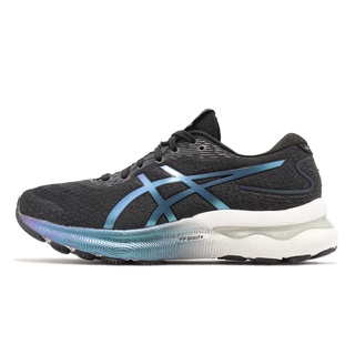 Asics 慢跑鞋 GEL-Nimbus 24 Platinum 黑 藍 白金版 女鞋【ACS】 1012B306001