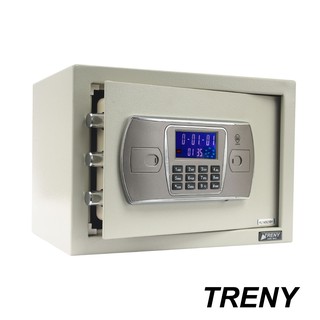 TRENY 三鋼牙-新液晶雙鑰匙保險箱 中 HD-3406