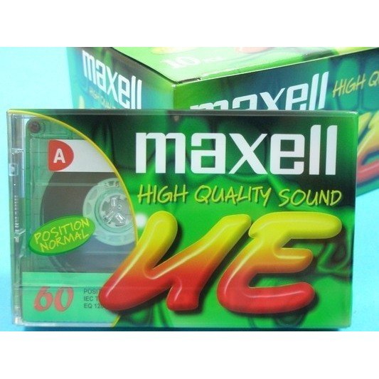 全新公司貨 maxell UE-60分鐘空白錄音帶 一片特價