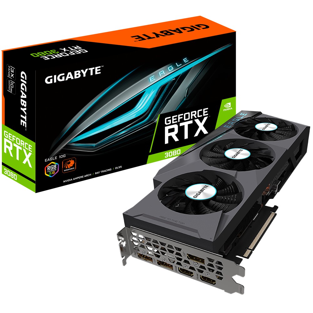 全新現貨 可下標  技嘉 GeForce RTX 3080 EAGLE 10G (rev. 2.0) 顯示卡