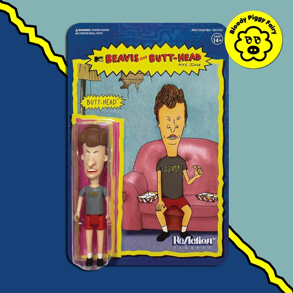 【全新現貨】SUPER7 Beavis&amp;Butthead《癟四與大頭蛋》吊卡公仔/ Butthead #BPF