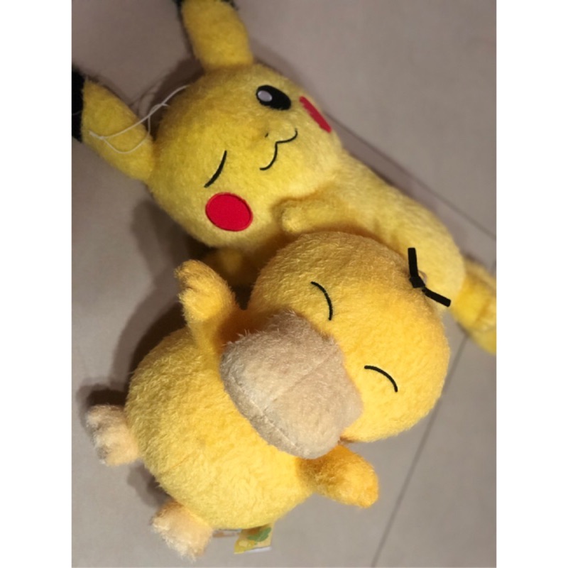 日版日標毛絨絨寶可夢名偵探皮卡丘可達鴨眨眼款錯過可惜現貨原價單隻700塊 蝦皮購物