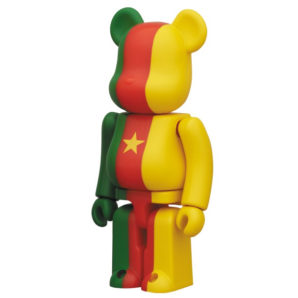 【BE@RBRICK】25代・Flag・國旗・喀麥隆・Bearbrick・庫柏力克熊・Medicom