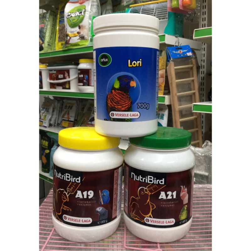 【鸚鵡的家】A19.A21比利時歐樂斯奶粉，吸蜜鸚鵡營養素LORI吸蜜粉，250g 800g 3kg凡賽爾