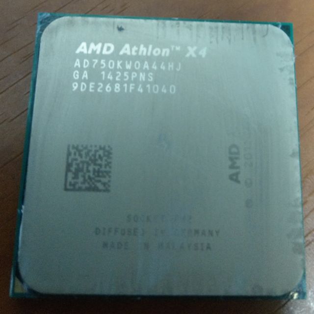 故障品 報帳用 AMD CPU FM2+ Athlon X4 750K DDR3