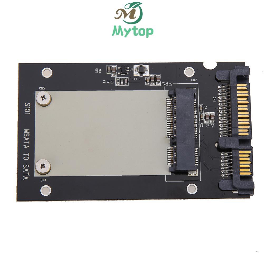Mytop 12.4 SSD 固態硬盤專用 S101-1M-PCBA 版 MSATA TO SATA轉換卡