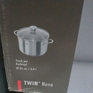 TWIN NOVA德國雙人牌 不鏽鋼湯鍋 24cm 20cm