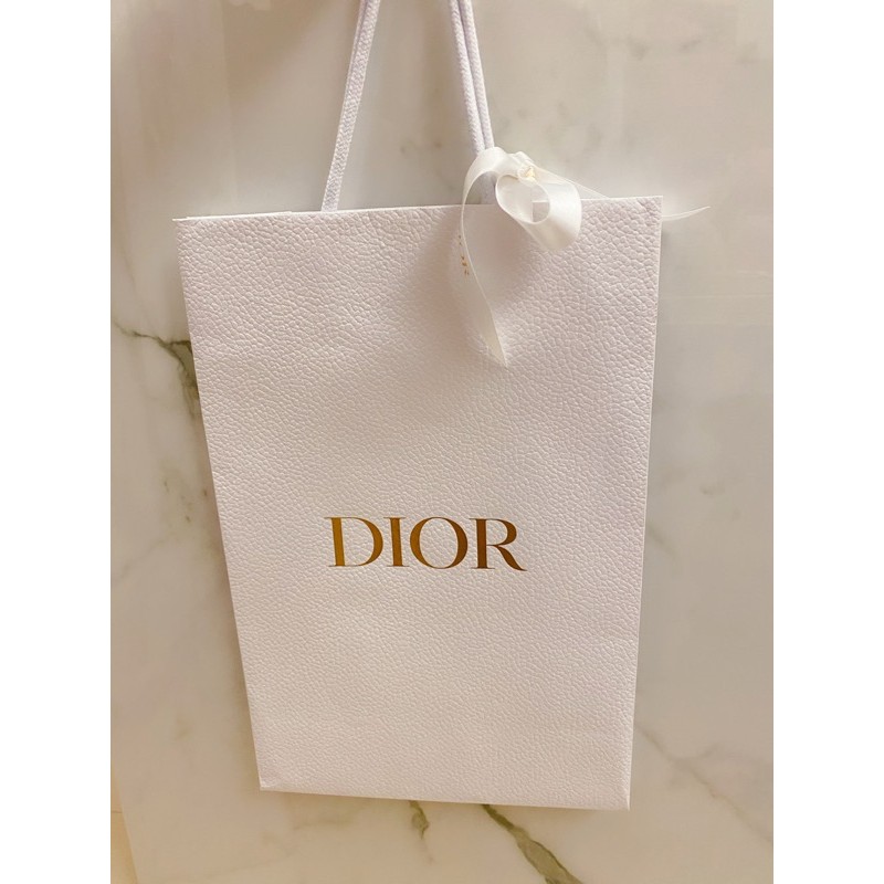 現貨Dior迪奧精品正貨專櫃紙袋全新（含緞帶）尺寸25*38 | 蝦皮購物