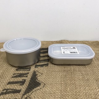 日本製 不鏽鋼保鮮盒 圓/長方型