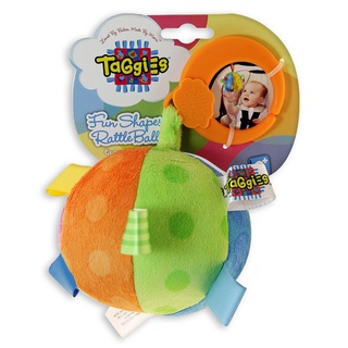 美國 Kids2 Taggies 觸覺彩色布球 推車玩具 安撫玩具 搖鈴 推車掛件 床掛 固齒器 咬咬樂