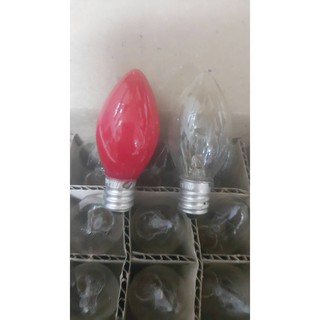 鎢絲燈泡 2W ( E12 ) 一顆5元 清光/紅色 - 佛桌燈 小夜燈 佛燈 神明燈用 (另有1盒50入)