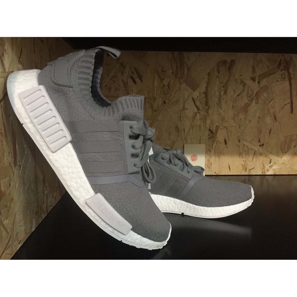 現貨us8 adidas NMD_R1 PRIMEKNIT W 灰 BY8762