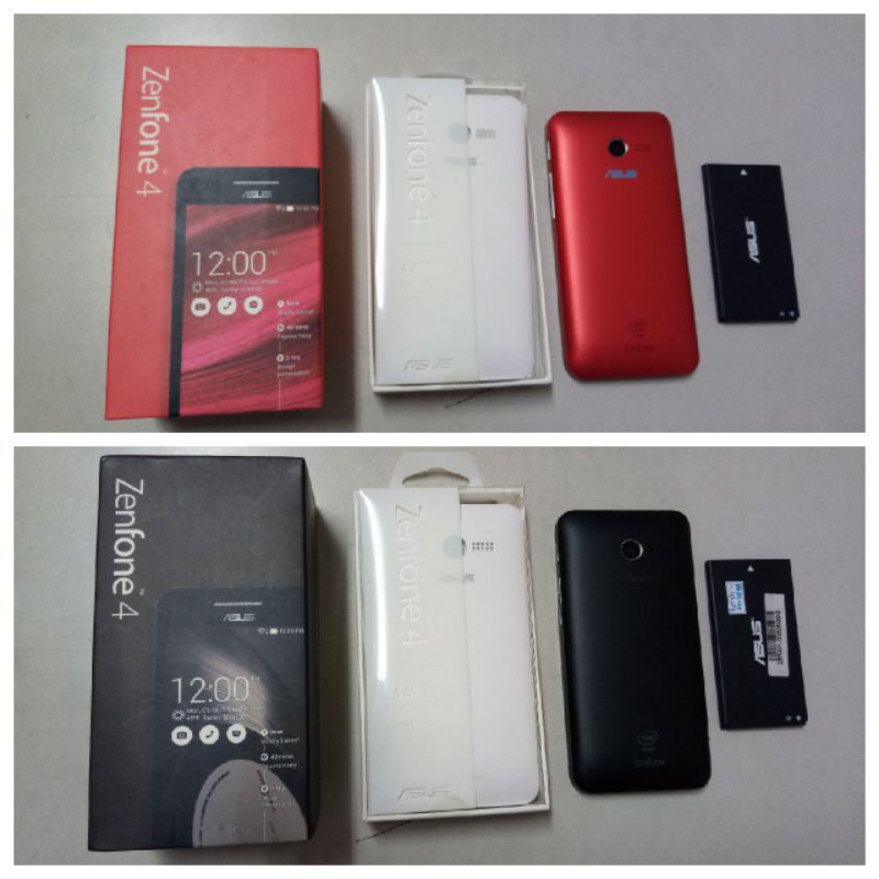 《111/09/01商品更新》【二手手機】ASUS ZENFONE4 A400CG 紅色 黑色 有盒裝 電池 配件另購