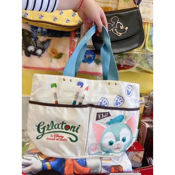日本海洋迪士尼 傑貓畫家貓絕版托特包