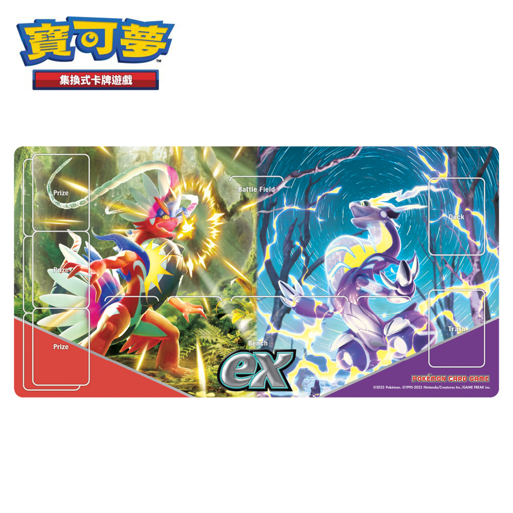 PTCG《橡膠對戰桌墊》故勒頓&amp;密勒頓 9343013（Pokemon 寶可夢集換式卡牌遊戲）