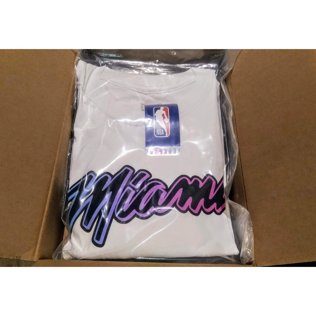 NBA Miami Heat 邁阿密熱火 南灣 城市 T恤 短T 白T 白短袖
