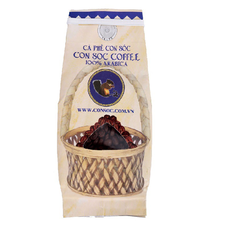 【越南松鼠咖啡】🔥現貨🔥 松鼠CON SOC-阿拉比卡咖啡豆 (200克)🔸保存期限2024/9/12🔸