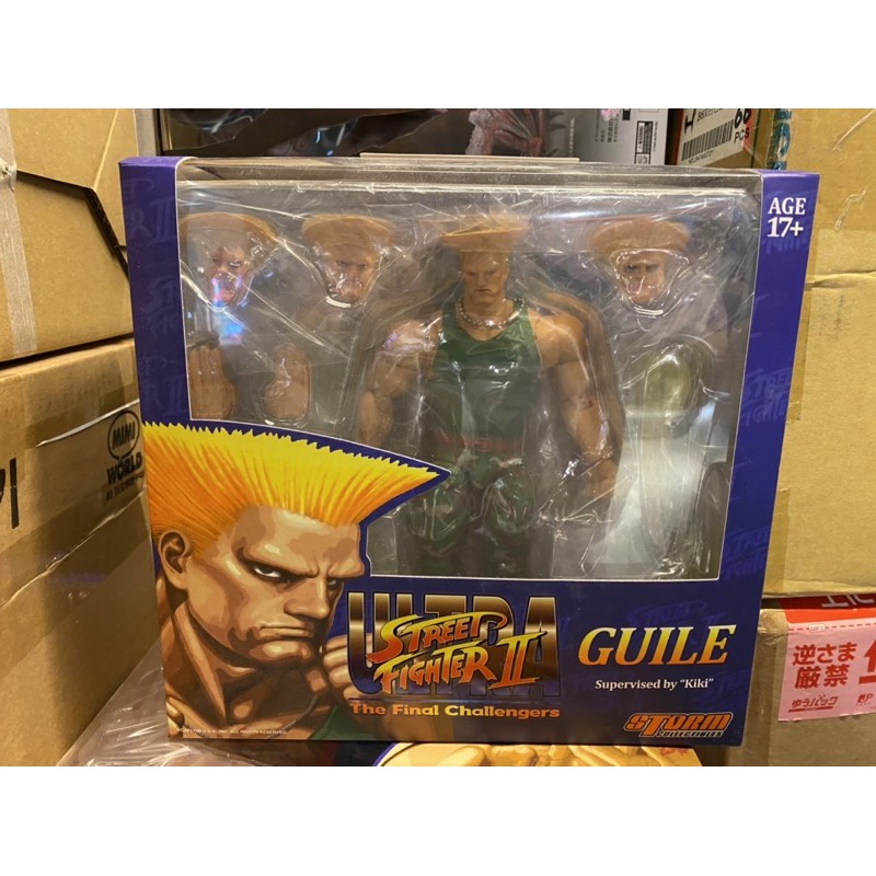 Storm Toys 街頭霸王 Guile 凱爾 阿里固 半月刀 軍佬 快打旋風