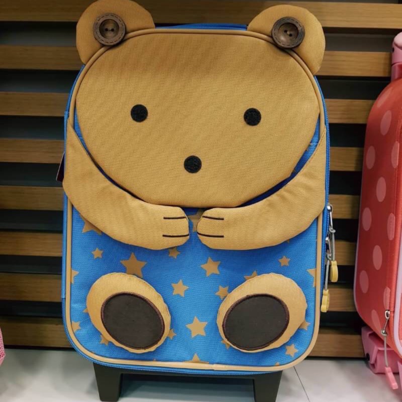 WINGHOUSE小熊星星行李箱 兒童自已專屬的 3歲以上開始使用 男女生都可以用的行李箱 特價750 帶小孩出國